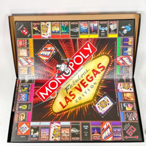 Monopoly Las Vegas Edition Board Game USAopoly Open Box Complete - Picture 4 of 5